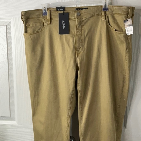 34 Heritage - Charisma Relaxed Straight Pants In Khaki Twill Size 46x34 - Picture 4 of 16